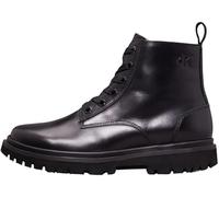 Calvin Klein Women’s Eva Lace Up Boots, Black (Triple Black), 6