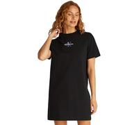 Calvin Klein Women’s Gradient Monologo Short T-Shirt Dress, Black (Ck Black), S