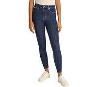 Calvin Klein Women’s High Waist Ankle Length Super Skinny Jeans, Blue (Denim Dark), 28W