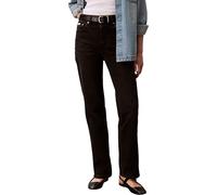Calvin Klein Women’s Jeans Straight Midnight High Waist, Black (Midnight Black), 26W/30L