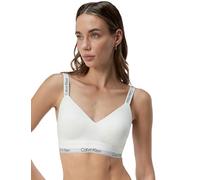 Calvin Klein Women’s Lightly Lined Bralette with Stretch Band, White (White), 1XL
