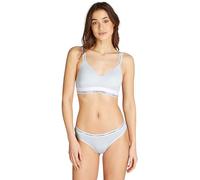 Calvin Klein Women’s Lightly Lined Stretch Bralette, Blue (Plein Air), XS