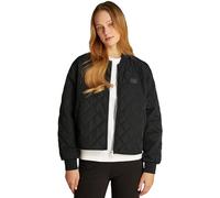 Calvin Klein Women’s Lightweight Quilted Bomber Jacket, Black (Ck Black), L