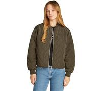 Calvin Klein Women’s Lightweight Quilted Bomber Jacket, Green (Tarmac), M
