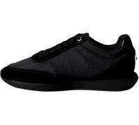 Calvin Klein Women's Retro Runner ESS Mix MAT YW0YW01990 Low Top, Black (Triple Black), 4