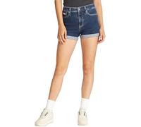 Calvin Klein Women’s Mid Rise Denim Shorts, Blue (Denim Dark), 24W