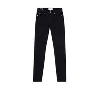 Calvin Klein Women’s Mid Rise Skinny Fit Jeans, Black (Denim Black), 30W/34L