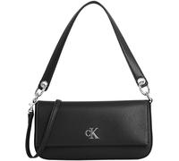 Calvin Klein Women’s Minimal Monogram Pouch with Logo, Black (Black), One Size