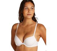 Calvin Klein Women’s Plunge Push Up Bra, White (White), 38DD