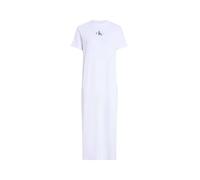 Calvin Klein Women’s Round Neck Monologo Long Rib T-Shirt Dress