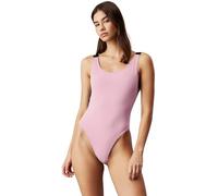 Calvin Klein Women’s Scoop Back Swimsuit, Pink (Sweet Pink), S