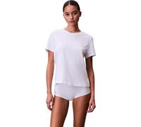 Calvin Klein Women’s Short Sleeve Classic Cotton T-Shirt, White (White), S