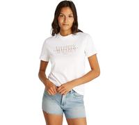 Calvin Klein Women’s Short Sleeve Graphic Regular Fit T-Shirt, White (Brilliant White), XL