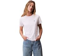 Calvin Klein Women’s Short Sleeve Round Neck Archive Jersey T-Shirt, White (Brilliant White), M