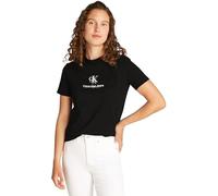 Calvin Klein Women’s Short Sleeve Shadow Graphic Regular Fit T-Shirt, Black (Ck Black), S