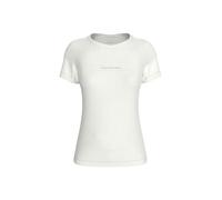 Calvin Klein Women’s Short Sleeve Slim Fit Institutional Graphic T-Shirt, White (Bright White), XL