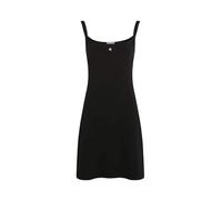 Calvin Klein Women’s Soft Rib Fit & Flare Bodycon Dress, Black (Ck Black), M