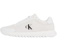 Calvin Klein Women’s Sporty EVA Mesh Runner Trainers, White (Triple Bright White), 4