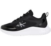 Calvin Klein Women’s Sporty EVA Mix Low Top Lace-Up Runner Trainers, Black (Ck Black), 4