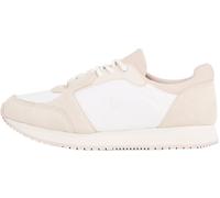 Calvin Klein Women’s Sporty Lace-up Sock Runner Trainers, Multicolor (Creamy White/Whisper Pink), 5