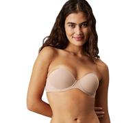 Calvin Klein Women’s Strapless Push Up Bra with Stretch, Beige (Sand Dune), 34C
