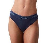 Calvin Klein Women’s Stretch Thong, Blue (Dark Denim), XL