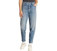 Calvin Klein Women’s Tapered Fit Mom Jeans, Blue (Denim Light), 28W/28L