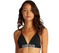 Calvin Klein Women’s Triangle Bikini Top with Removable Padding, Black (Pvh Black), L