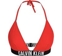 Calvin Klein Women’s Triangle Bikini Top with Removable Padding, Red (Flaming Chili), S