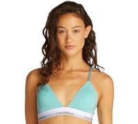 Calvin Klein Women’s Triangle Bralette with Removable Padding, Blue (Beau Blue), XS