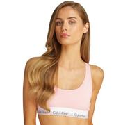 Calvin Klein Women’s Unlined Sport Bralette, Pink (Buff Pink), L