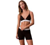 Calvin Klein Women’s Unlined Triangle Bralette with Logo Underband, Black (Black), XL