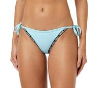 Calvin Klein Women Self-Tie Bikini Bottoms Sport, Blue (Blue Splendor), XL