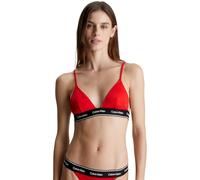 Calvin Klein Women Triangle Bikini Top CK Meta Legacy Wireless, Red (Cajun Red), 3XL