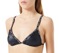 Calvin Klein Women Triangle Cup Bikini Top Padded, Black (PVH Black), S