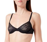 Calvin Klein Women Unlined Demi-Cup Bra with Underwire, Black (Black), 36B