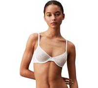 Calvin Klein Women Unlined Demi-Cup Bra with Underwire, White (White), 38DD