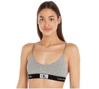 Calvin Klein CK1996 Unlined Bralette - Grey Heather - L - 14