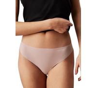 Calvin Klein Women's 3 Pack Thongs Underwear, Pink (Subdued W. Ivory Logo), L