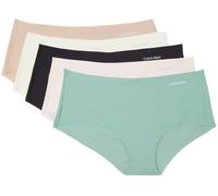 Calvin Klein Women's 5 Pack Seamless Hipster Briefs, Multicolor (Charming Green/Nymphs Thigh/Black/I), M