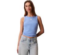Calvin Klein Women's A - WVN LBL 2X2 CTTN Lv047C201G Tank Top, Blue, XS