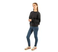 Calvin Klein Women's Archive Logo French Terry Crew Neck Sweatshirt, Black (Black), M