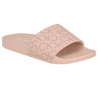 Calvin Klein Women's Athens Slide Sandal, Pink Multi 680, 4.5 UK