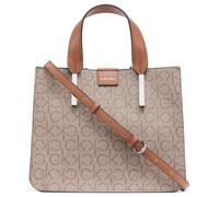 Calvin Klein Women's Audrey Mini Bag Crossbody, Almond/Taupe/Caramel, One Size