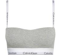 Calvin Klein Women's Bandeau Bralette with Soft Cups, Grey (Grey Heather), M