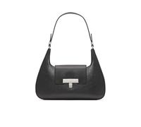 Calvin Klein Women's Becky Demi Shoulder Bag, Black/Silver, One Size