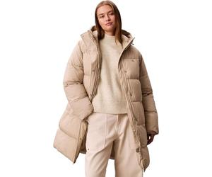 Calvin Klein Women's Belted Midweight Long Puffer Lv047d508g Coats