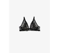 Calvin Klein Womens Black Comfort Lotus-lace Lift Plunge Bra 36c
