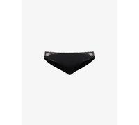 Calvin Klein Womens Black Comfort Lotus Stretch-lace Bikini Bottoms Xl