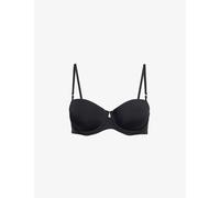 Calvin Klein Womens Black Sculpt Lift Recycled Nylon-blend Balconette Bra 32a